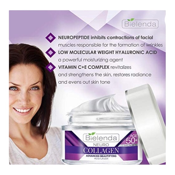 Bielenda Neuro Collagen Advanced Beautifying Moisturizer Day/Night 1.7 oz. - Picture 3 of 5